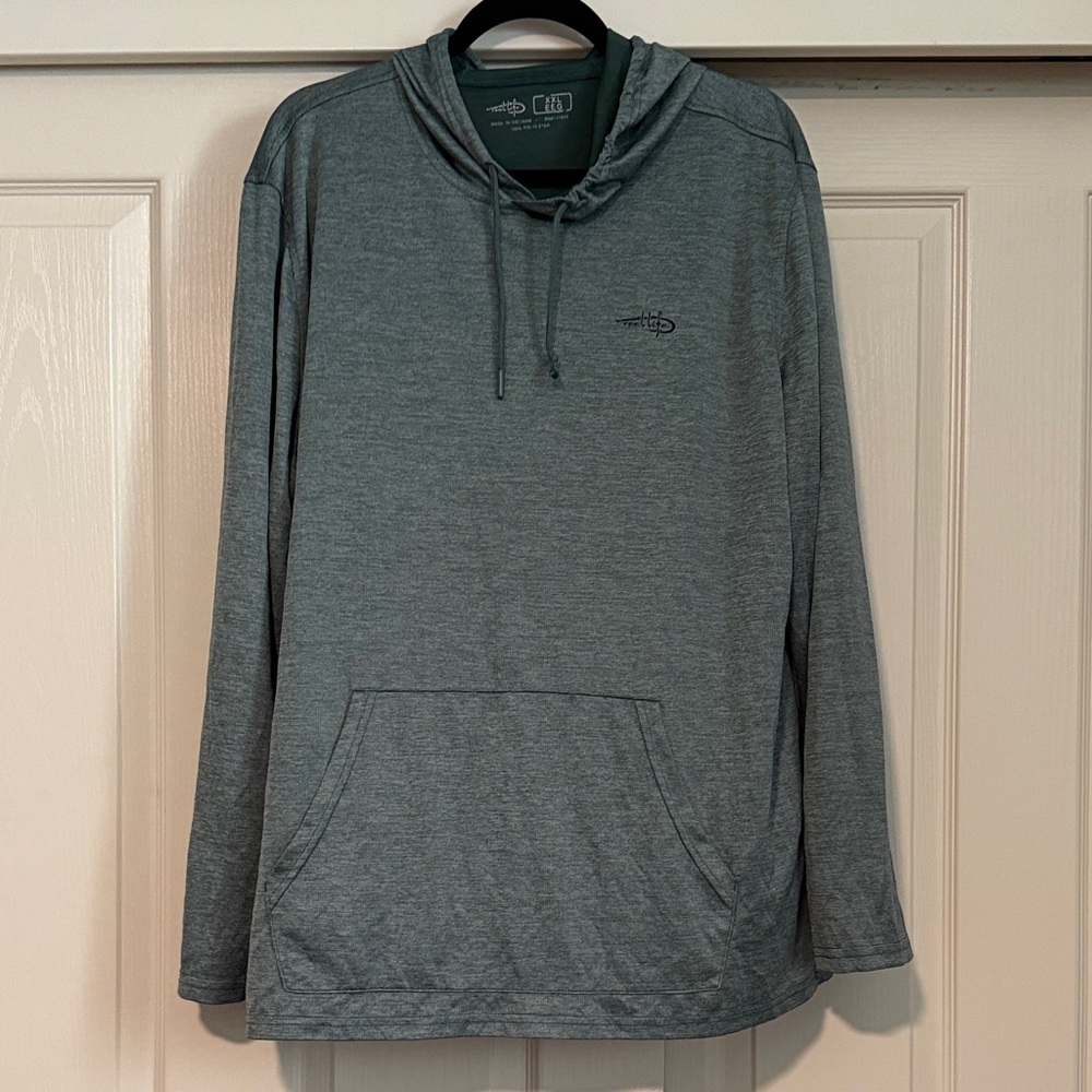 Men's Charcoal Hoodie by Reel Life